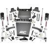 imageRough Country 7quot Lift Kit with N3 StrutsN3 Rear Shocks for Chevy Silverado ampamp GMC Sierra 1500 20162018 wStamped Steel Control Arms