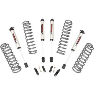 imageRough Country 25quot Lift Kit for 20072018 Jeep Wrangler JK Unlimited  67930V2 Shocks