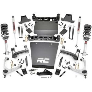 imageRough Country 7quot Lift Kit with M1 StrutsM1 Rear Shocks for Chevy Silverado ampamp GMC Sierra 1500 20162018 wStamped Steel Control Arms