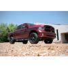 imageRough Country 3quot Suspension Lift Kit with M1 Struts ampamp M1 Rear Shocks for Ram 1500 4WD 20122018  Silver Upper Control ArmsM1 Struts  Shocks  Red Arms