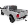 imageRough Country Hard Flip Up Truck Bed Tonneau Cover for Ram 1500 Classic 20092018  Fits 57quot 674quot Bed WeatherResistant TriFold Aluminum Panels