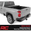 imageRough Country Hard FlipUp Truck Bed Tonneau Cover for Chevy Silverado ampamp GMC Sierra 2500HD3500HD 20202025  Aluminum TriFold Bed Cover Fits 69 822quot Bed