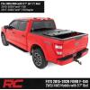 imageRough Country Hard FlipUp Truck Bed Tonneau Cover for Ford F150 20152020  Aluminum TriFold Bed Cover Fits 57 671quot Short Bed