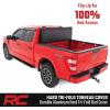 imageRough Country Hard FlipUp Truck Bed Tonneau Cover for Ford F150 20152020  Aluminum TriFold Bed Cover Fits 57 671quot Short Bed