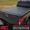 imageRough Country Hard FlipUp Truck Bed Tonneau Cover for Ford F250 ampamp F350 Super Duty 20172025  Aluminum TriFold Bed Cover Fits 610quot 819quot BedHard RollUp