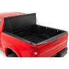 imageRough Country Hard TriFold Flip Up Truck Bed Tonneau Cover for Chevy Silverado ampamp GMC Sierra 1500 20192025  Flush Aluminum Bed Cover Fits 67 794quot Bed510 Bed