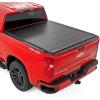 imageRough Country Hard TriFold Flip Up Truck Bed Tonneau Cover for Chevy Silverado ampamp GMC Sierra 1500 20192025  Flush Aluminum Bed Cover Fits 67 794quot Bed510 Bed