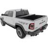 imageRough Country Hard TriFold Flip Up Truck Bed Tonneau Cover for Dodge Ram 1500 20192025 TRX 20212025  Flush Aluminum Bed Cover Fits 57quot 667quot Bed