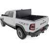 imageRough Country Hard TriFold Flip Up Truck Bed Tonneau Cover for Dodge Ram 1500 20192025 TRX 20212025  Flush Aluminum Bed Cover Fits 57quot 667quot Bed