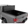 imageRough Country Hard TriFold Flip Up Truck Bed Tonneau Cover for Toyota Tacama 20052015  Fits 5 Bed AllWeather Flush Aluminum Panels