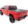 imageRough Country Hard TriFold FlipUp Truck Bed Tonneau Cover for Chevy Silverado ampamp GMC 15002500HD3500HD 20142019  Fits 67quot 788789quot Bed with Rail Caps