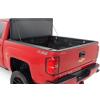 imageRough Country Hard TriFold FlipUp Truck Bed Tonneau Cover for Chevy Silverado ampamp GMC 15002500HD3500HD 20142019  Fits 67quot 788789quot Bed with Rail Caps