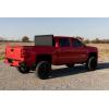 imageRough Country Hard TriFold FlipUp Truck Bed Tonneau Cover for Chevy Silverado ampamp GMC 15002500HD3500HD 20142019  Fits 67quot 788789quot Bed with Rail Caps