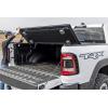 imageRough Country Hard TriFold Tonneau Cover for RAM 1500 201920251500 TRX 20212025  LowProfile Aluminum Truck Bed Cover Fits 64 Bed 763quot wo Rambox