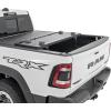imageRough Country Hard TriFold Tonneau Cover for RAM 1500 201920251500 TRX 20212025  LowProfile Aluminum Truck Bed Cover Fits 64 Bed 763quot wo Rambox