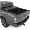 imageRough Country Hard TriFold Tonneau Cover for Toyota Tacoma 20162023  LowProfile Aluminum Truck Bed Cover Fits 5 Bed 605quot6 Bed