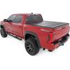 imageRough Country Hard TriFold Tonneau Cover for Toyota Tundra 20222025  LowProfile Aluminum Truck Bed Cover Fits 57 Bed wCargo MGMT