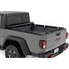 imageRough Country Hard TriFold Truck Bed Cover Flip Up Truck Tonneau Covers for Jeep Gladiator JT 20202024  5ft Jeep Gladiator Bed Cover Tonneau Cover  49620500Soft RollUp