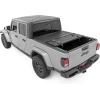 imageRough Country Hard TriFold Truck Bed Cover Flip Up Truck Tonneau Covers for Jeep Gladiator JT 20202024  5ft Jeep Gladiator Bed Cover Tonneau Cover  49620500Hard TriFold