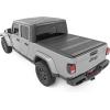 imageRough Country Hard TriFold Truck Bed Cover Flip Up Truck Tonneau Covers for Jeep Gladiator JT 20202024  5ft Jeep Gladiator Bed Cover Tonneau Cover  49620500Hard TriFold
