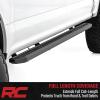 imageRough Country MultiColor LED Running Boards for Ford F150Lightning F250F350 Raptor Crew Cab 20152025  Bluetooth App Control Aluminum Steps with RGB Lights ampamp Dynamic Effects