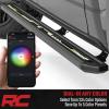 imageRough Country MultiColor LED Running Boards for Ram 1500 ampamp TRX Crew Cab 20192025  Bluetooth App Control Aluminum Steps with RGB Lights ampamp Dynamic Effects