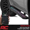 imageRough Country MultiColor LED Running Boards for Ram 1500 ampamp TRX Crew Cab 20192025  Bluetooth App Control Aluminum Steps with RGB Lights ampamp Dynamic Effects