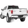 imageRough Country Oval Nerf Steps for Ford F150LightningF250F350Raptor 20152026 Crew Cab  OEM Style Rails with Builtin Side Steps