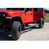 imageRough Country Power Running Boards for Jeep Gladiator JT 20202025  Retractable Electric Side Steps wDual Motors LED Lights Textured AntiSlip Surface