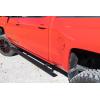 imageRough Country Power Running Boards with LED Step Lights for Chevy SilveradoGMC Sierra 15002500HD3500HD Double Cab 20142018  Dual Motor Electric Powerstep Board ampamp Retractable Truck Steps