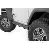 imageRough Country Power Running Boards with LED Step Lights for for Jeep Wrangler JL 20182025 2Door  Dual Motor Electric Powerstep Board ampamp Retractable Truck Steps2Door