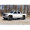 imageRough Country RPT2 Running Boards for Chevy Silverado ampamp GMC Sierra 15002500HD3500HD 20072018 Crew Cab  Sleek Profile NonSlip Step Easy Install