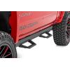 imageRough Country SRL2 Aluminum Side Steps for Chevy Silverado ampamp GMC Sierra 15002500HD3500HD 20072018 Crew Cab  Modular Running Boards with Adjustable Step Placement