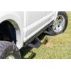 imageRough Country SRX2 Adjustable Aluminum Steps for Ford F150LightningF250F350Raptor 20152025 Crew Cab  Modular Running Boards with SlideAdjust Steps