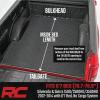 imageRough Country Soft TriFold Tonneau Cover for Chevy Silverado ampamp GMC Sierra 15002500HD3500HD 20072013  FlushMount Vinyl Truck Bed Cover Fits 67 Bed