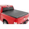 imageRough Country Soft TriFold Tonneau Cover for Dodge Ram 1500 20192025 1500 TRX 20212025  WeatherResistant Truck Bed Cover Fits 57 674quot Bed