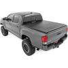 imageRough Country Soft TriFold Tonneau Cover for Toyota Tundra 20072025  Fits 67quot Bed 776quot Weatherproof Truck Bed Cover LowProfile Design5 Bed