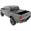 imageRough Country Soft TriFold Tonneau Cover for Toyota Tundra 20072025  Fits 67quot Bed 776quot Weatherproof Truck Bed Cover LowProfile Design5 Bed