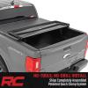 imageRough Country Soft TriFold Truck Bed Tonneau Cover for Ford Ranger 20192023  Fits 5 610quot Bed WeatherResistant Ranger Bed Cover