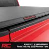 imageRough Country Soft TriFold Vinyl Tonneau Cover for Chevy Silverado ampamp GMC Sierra 1500 20142019  Fits 59quot 699quot Bed wo Cargo Management System