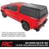 imageRough Country Truck Bed Cap for Chevy Silverado ampamp GMC Sierra 1500 20192025 510quot Bed  Modular WeatherResistant Topper with Lockable Gullwing Doors LED Lighting Molle Panels 750lb Rated