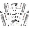 imageRough Country 4quot Lift Kit for 20072018 Jeep Wrangler JK Unlimited  68140V2 Shocks