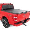 imageRough Country Hard FlipUp Truck Bed Tonneau Cover for Ford F150 20152020  Aluminum TriFold Bed Cover Fits 57 671quot Short Bed