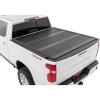 imageRough Country Hard TriFold Tonneau Cover for Chevy Silverado ampamp GMC Sierra 15002500HD3500HD 20142019  LowProfile Aluminum Truck Bed Cover Fits 59 Bed wRail Caps