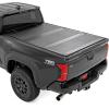 imageRough Country Hard TriFold Truck Bed Tonneau Cover for Toyota Tacoma 20242025  Aluminum FlipUp Folding Bed Cover Fits 6 737quot Bed6 Bed
