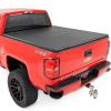 imageRough Country Soft TriFold Vinyl Tonneau Cover for Chevy Silverado ampamp GMC Sierra 1500 20142019  Fits 59quot 699quot Bed wo Cargo Management System