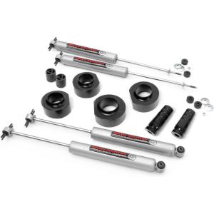 imageRough Country 15quot Lift Kit wN3 Shocks for 19972006 Jeep Wrangler TJ  65030
