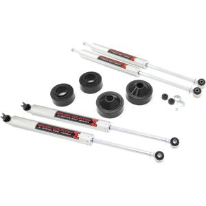 imageRough Country 175quot Lift Kit wV2 Shocks for 20072018 Jeep Wrangler JK  65171M1 Shocks