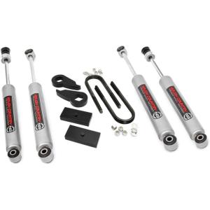 imageRough Country 25quot Leveling Kit wN3 Shocks for 19972003 F150 4WD  47430