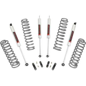 imageRough Country 25quot Lift Kit for 20072018 Jeep Wrangler JK  2Door  67840M1 Shocks